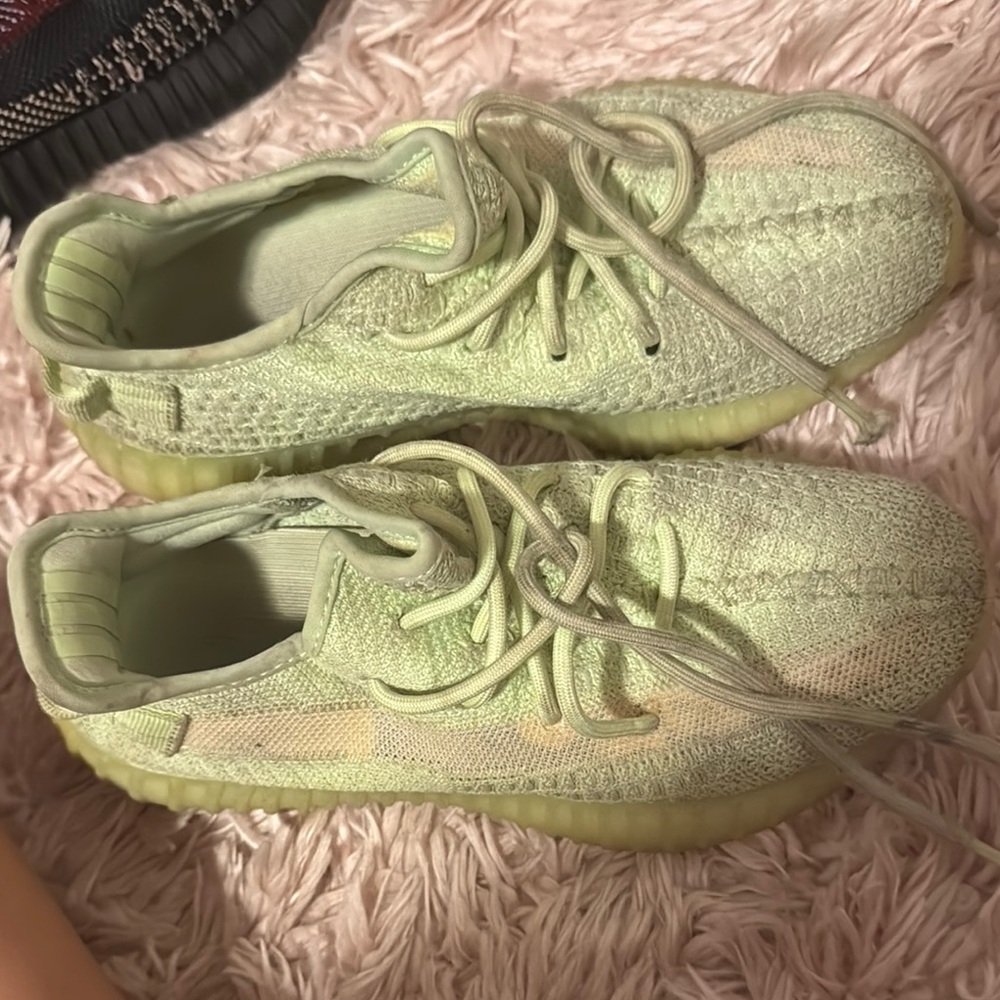 Adidas Light Green Knit Sneakers
